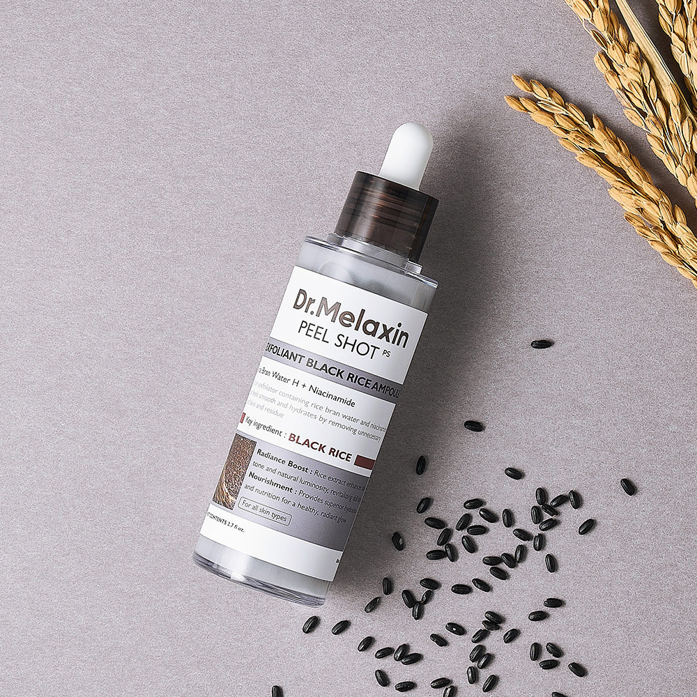 Peel Shot Exfoliant Black Rice Ampoule [80ml] - Image 3