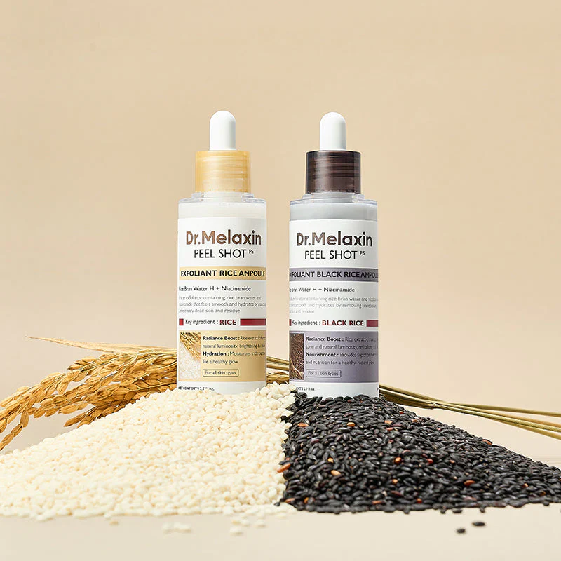 Peel Shot Exfoliant Black Rice Ampoule [80ml] - Image 5