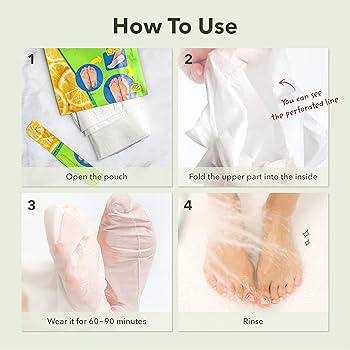 Shiny &amp; Soft Foot Peeling Mask [1 pair] - Image 3