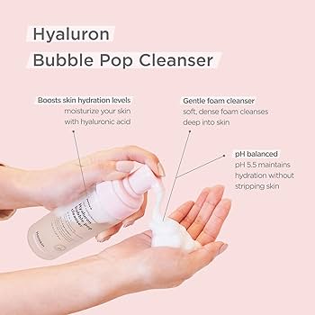 Real Complexion Hyaluron Bubble Pop Cleanser [150ml] - Image 3