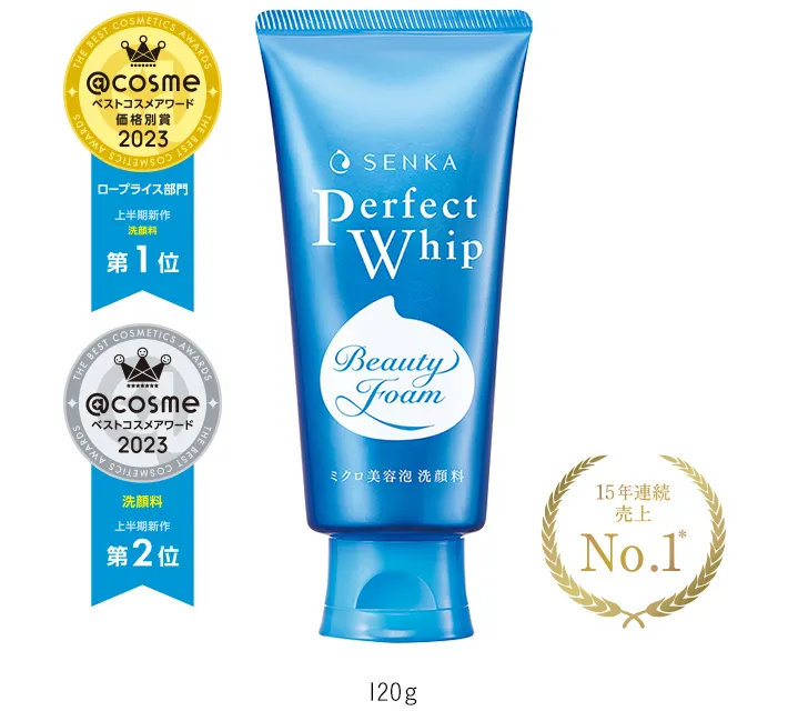 [Shiseido] Senka Perfect Whip Beauty Face Foam [120g] - Image 2