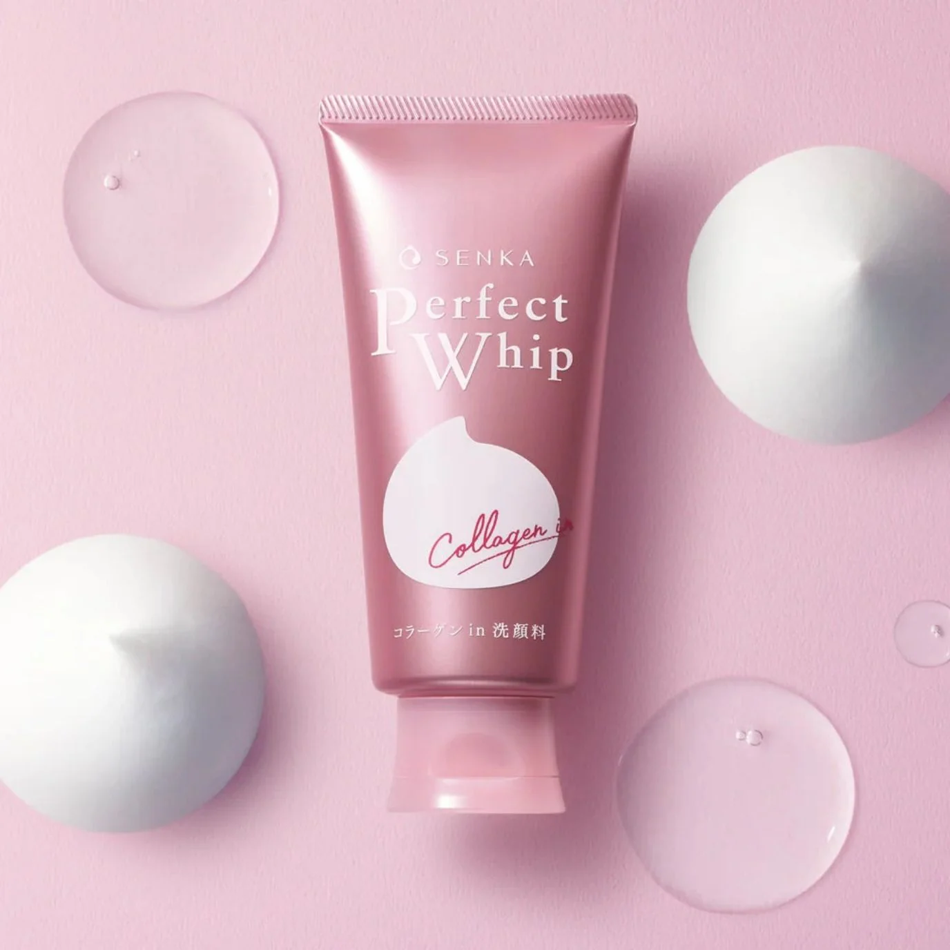 [Shiseido] Senka Perfect Whip Collagen In Face Foam [120g] - Image 3