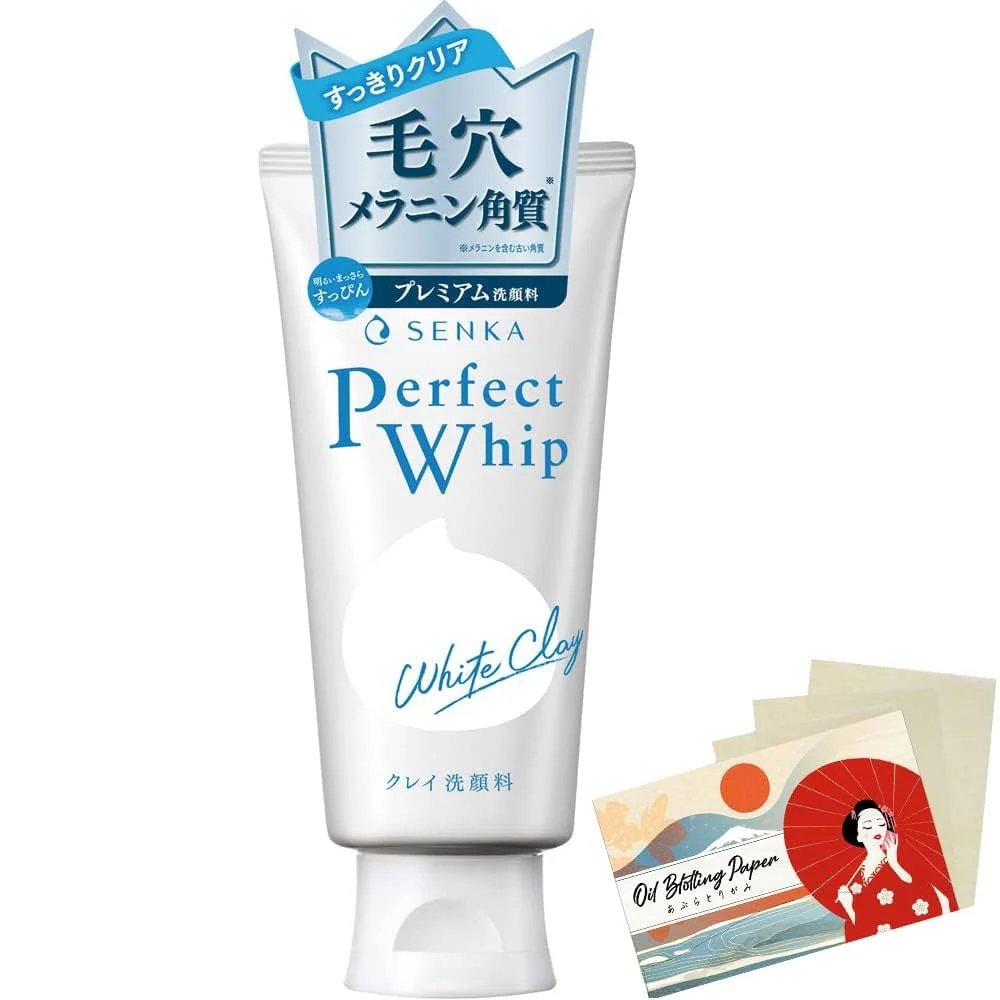 [Shiseido] Senka Perfect Whip White Clay Face Foam [120ml] - Image 3