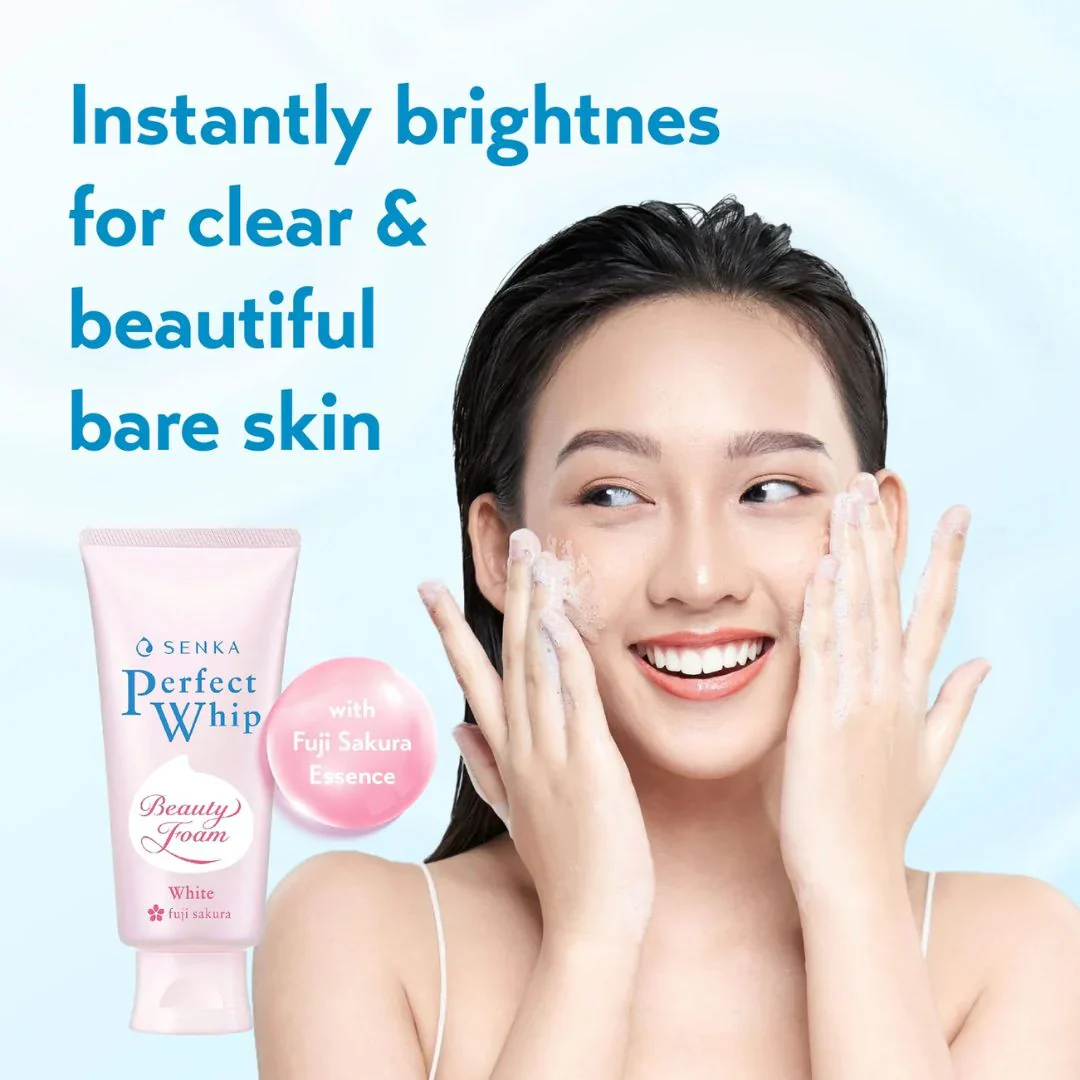 [Shiseido] Senka Perfect Whip White Fuji Sakura Face Foam [100ml] - Image 2