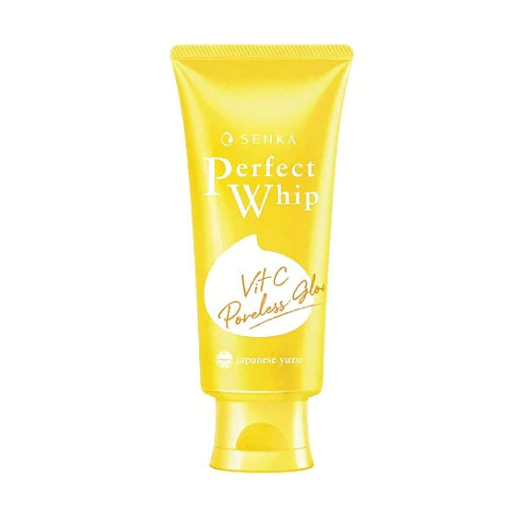 [Shiseido] Senka Perfect Whip Yuzu Vit C Poreless Glow Face Wash [100ml]