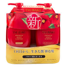 [Shiseido] Tsubaki Premium Moist & Repair Shampoo & Conditioner Set [2x450ml] - Image 4