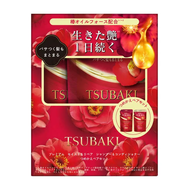 [Shiseido] Tsubaki Premium Moist & Repair Shampoo & Conditioner Set [2x450ml] - Image 5