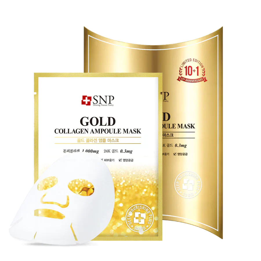 Gold Collagen Ampoule Mask [10pcs] - Image 2