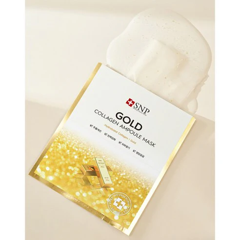 Gold Collagen Ampoule Mask [10pcs] - Image 3