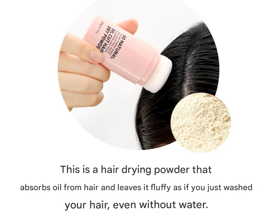 Oil Cut Hair Dry Powder [20g] - Image 6