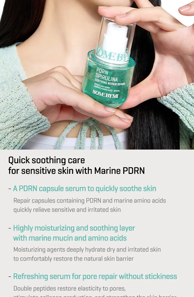 PDRN Spirulina Soothing Repair Serum [50ml] - Image 3