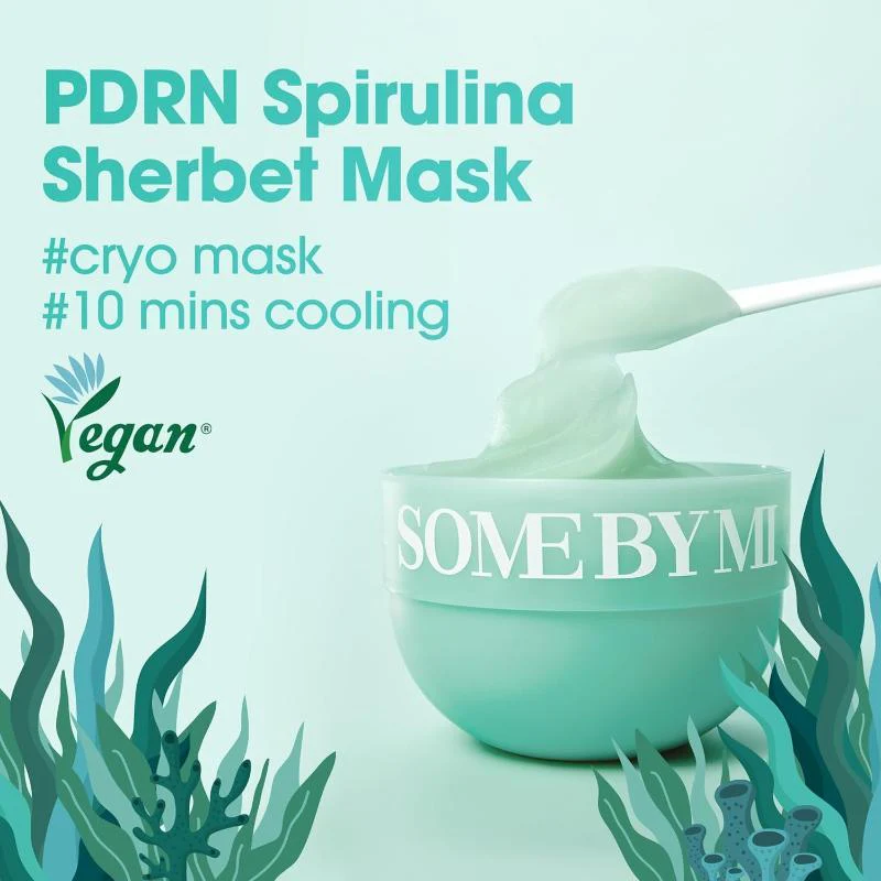 PDRN Spirulina Soothing Sherbet Mask Set - Image 2