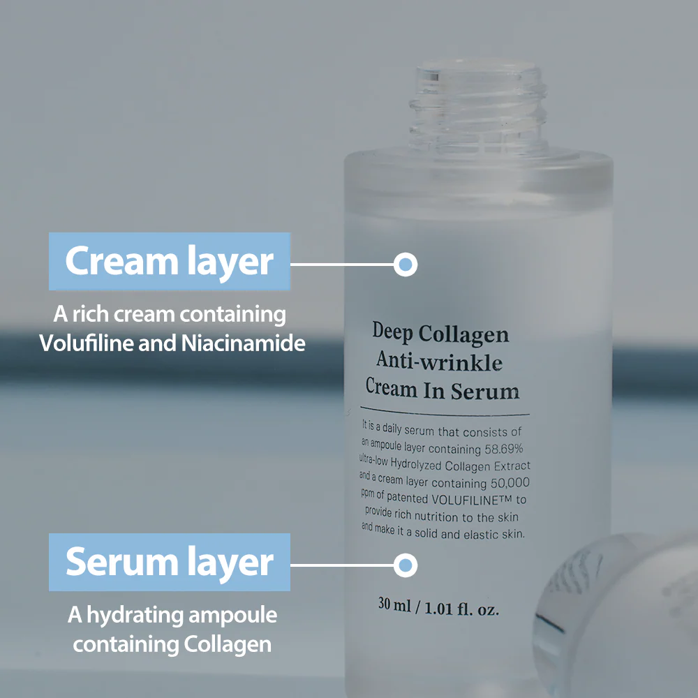 Deep Collagen Anti-Wrinkle Power Boosting Cream In Serum [30ml] - Image 4