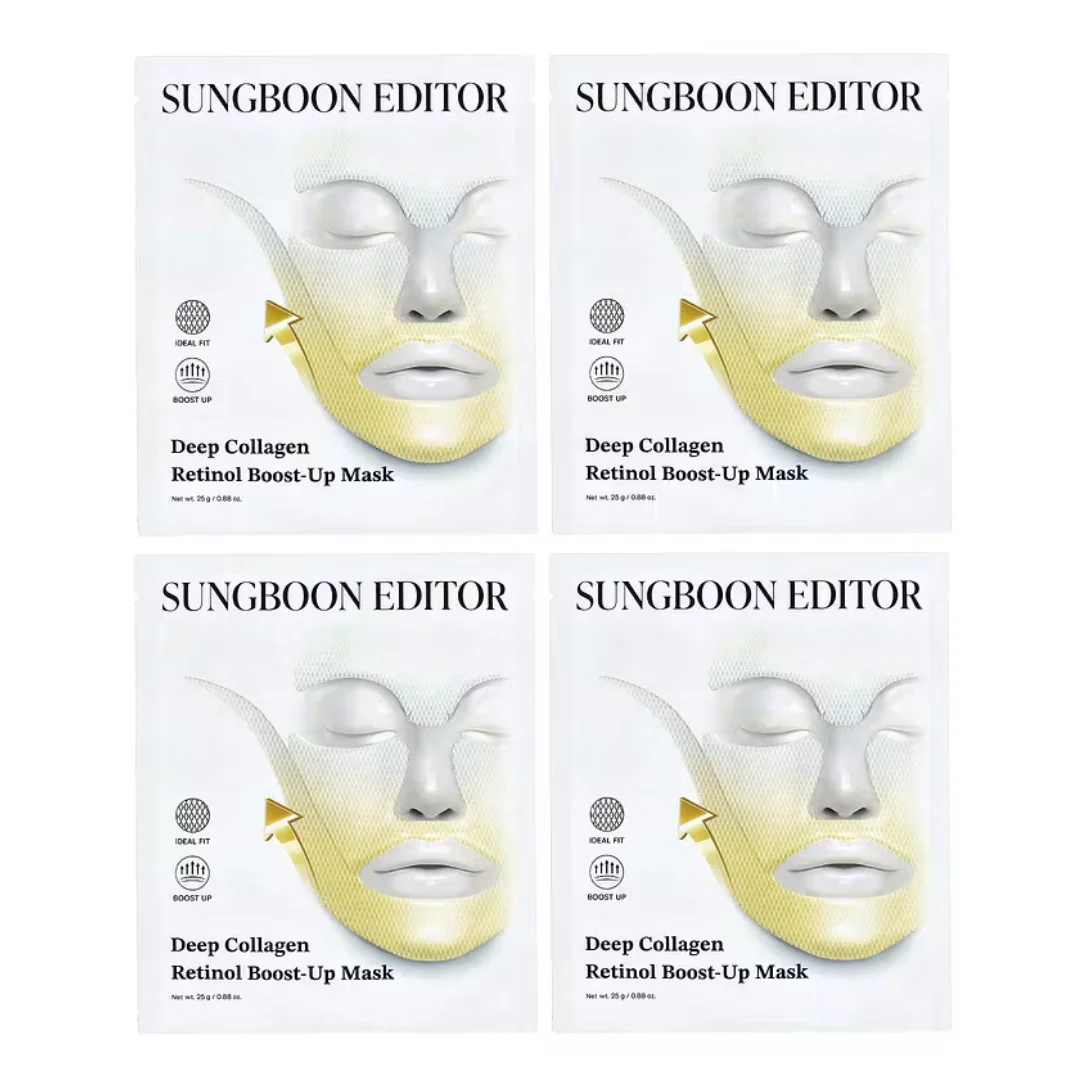 Deep Collagen Retinol Boost-Up Mask Set [25g x 4 Sheets] - Image 2