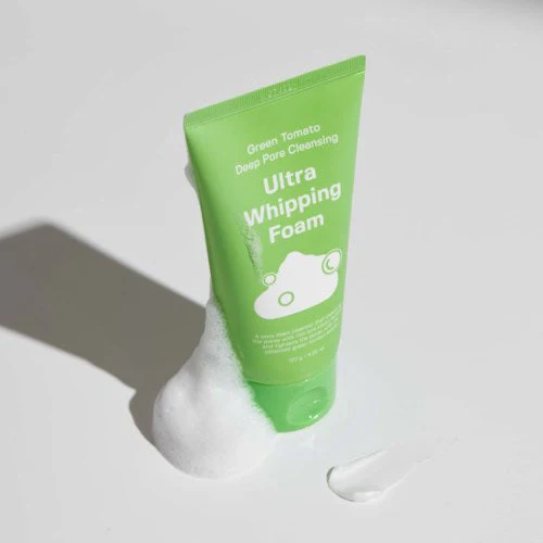 Green Tomato Deep Pore Cleansing Ultra Whipping Foam [120g] - Image 2