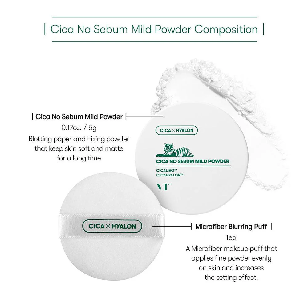 Cica No Sebum Mild Powder [5g] - Image 3