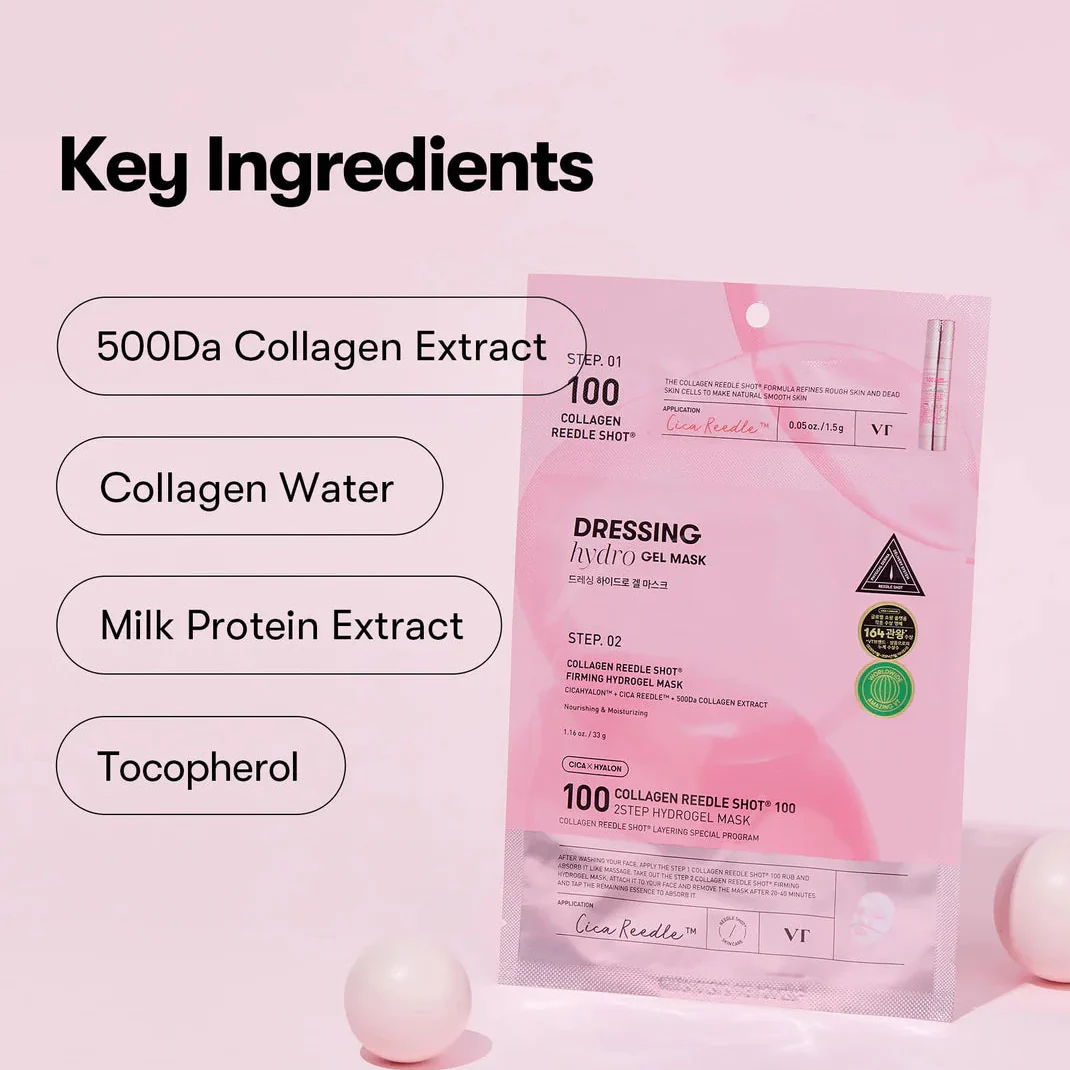 Collagen Reedle Shot 100 2-Step Hydrogel Mask [1pc] - Image 3