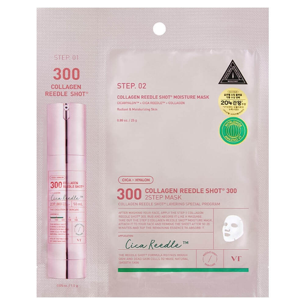Collagen Reedle Shot 300 2-Step Mask [1 Sheet]
