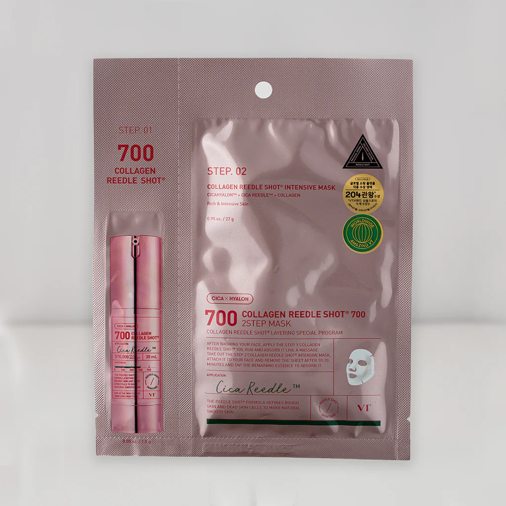Collagen Reedle Shot 700 2-Step Hydrogel Mask [1 Sheet] - Image 2
