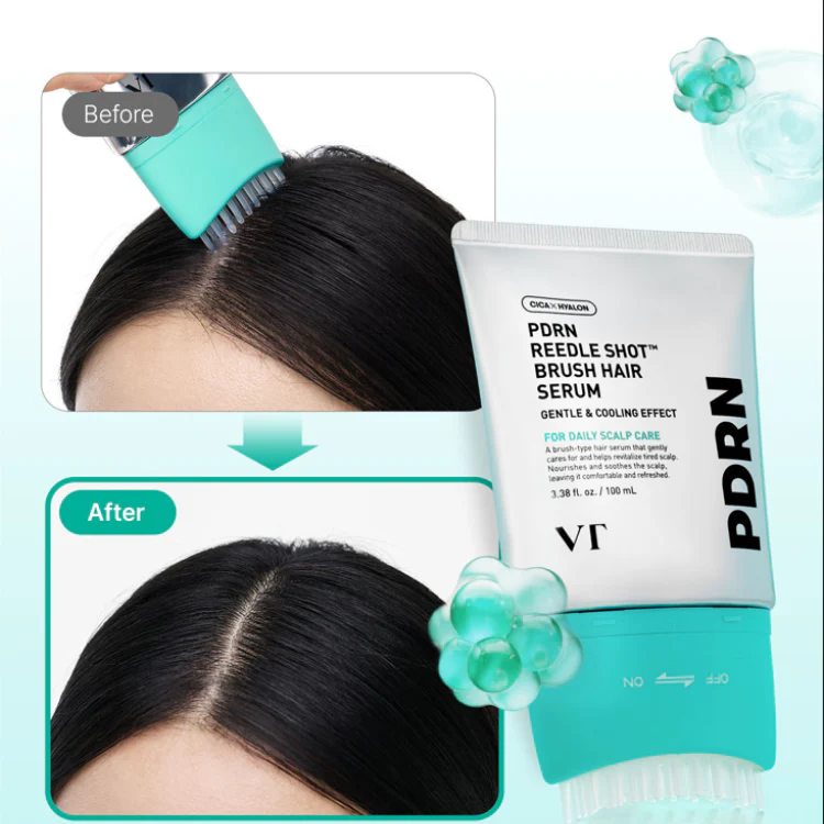 PDRN Reedle Shot Brush Hair Serum [100ml] - Image 2