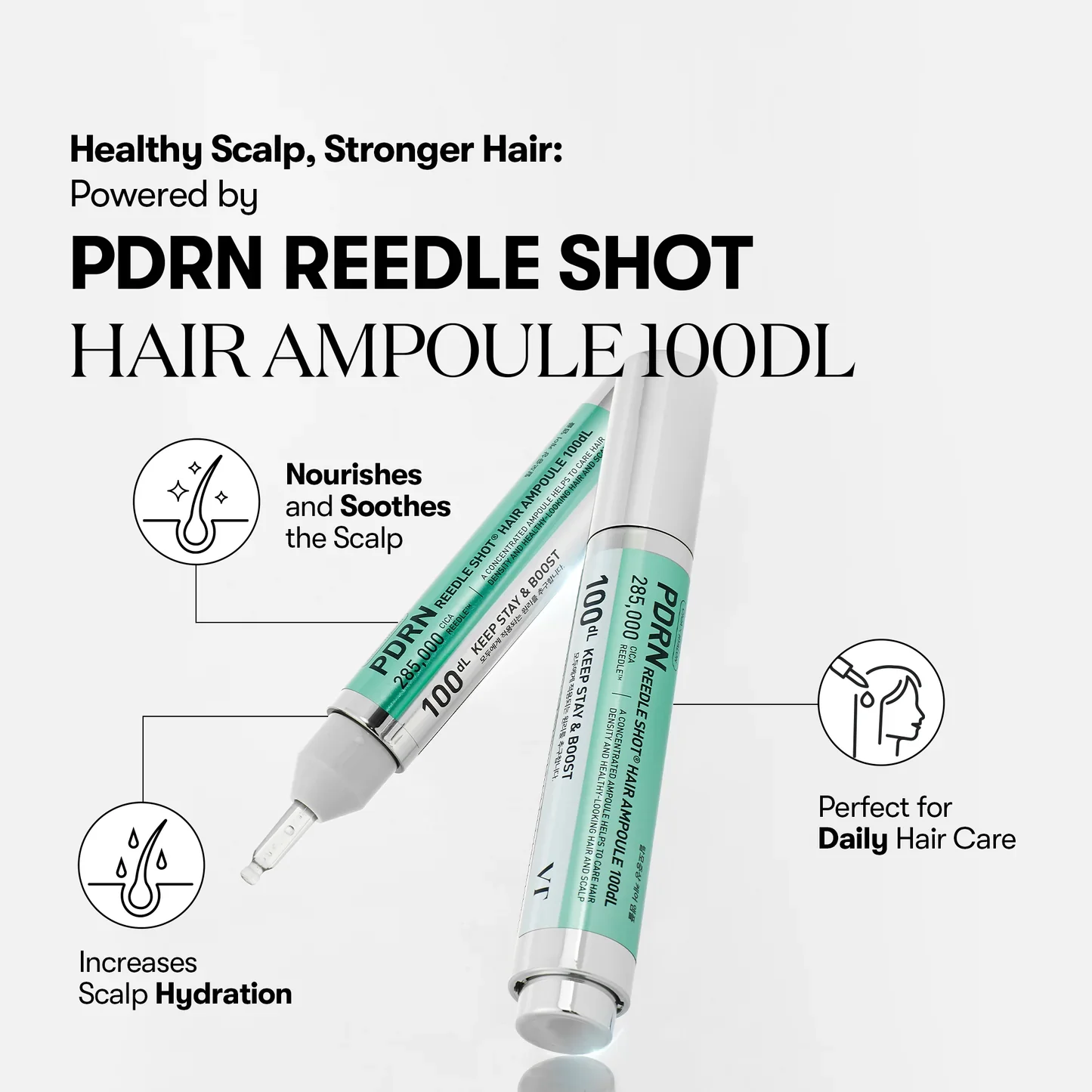 PDRN Reedle Shot Hair Ampoule [15ml] - Image 2