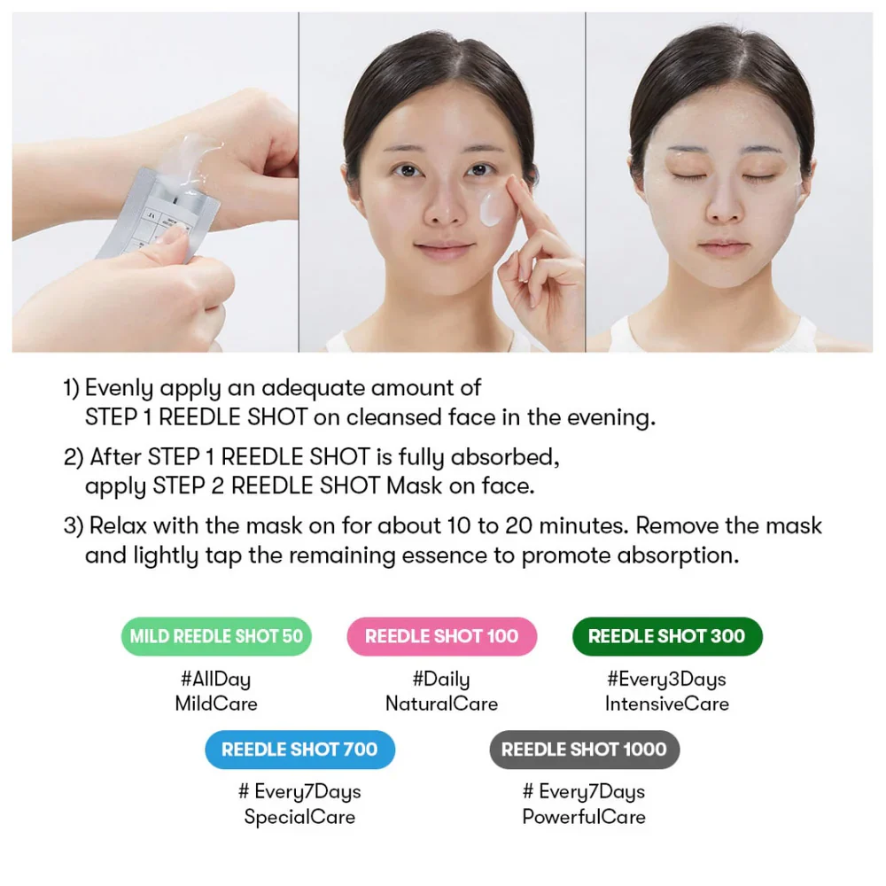 Reedle Shot 100 2 Step Mask [1.5g + 25g] - Image 3
