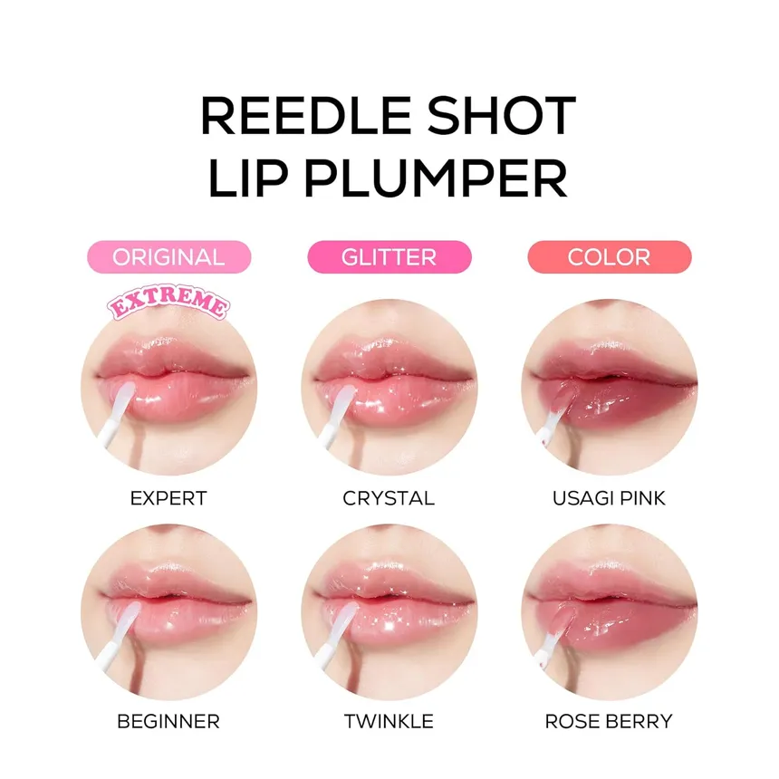 Reedle Shot Lip Plumper Usagi Pink [4.6g] - Image 6